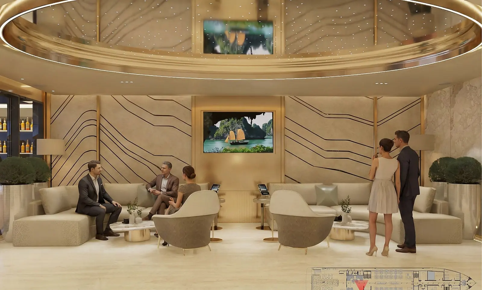 Chronos Cruise public lounge